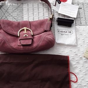 Coach suede Soho bag